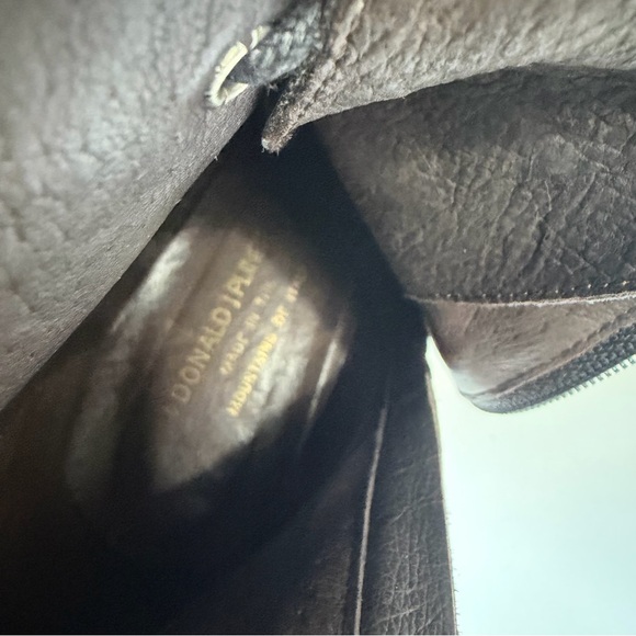 Donald J. Pliner Black Patent Leather Lace Up Heeled Boots Size 10 - Picture 11 of 13